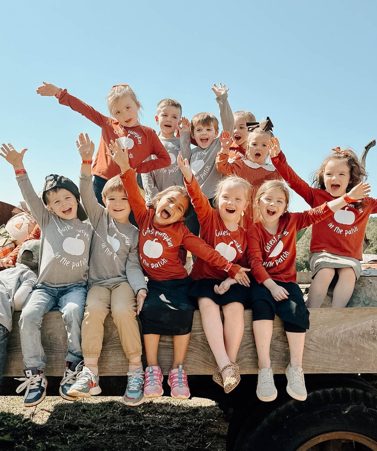 Pine Grove Academy students enjoying a fall field trip